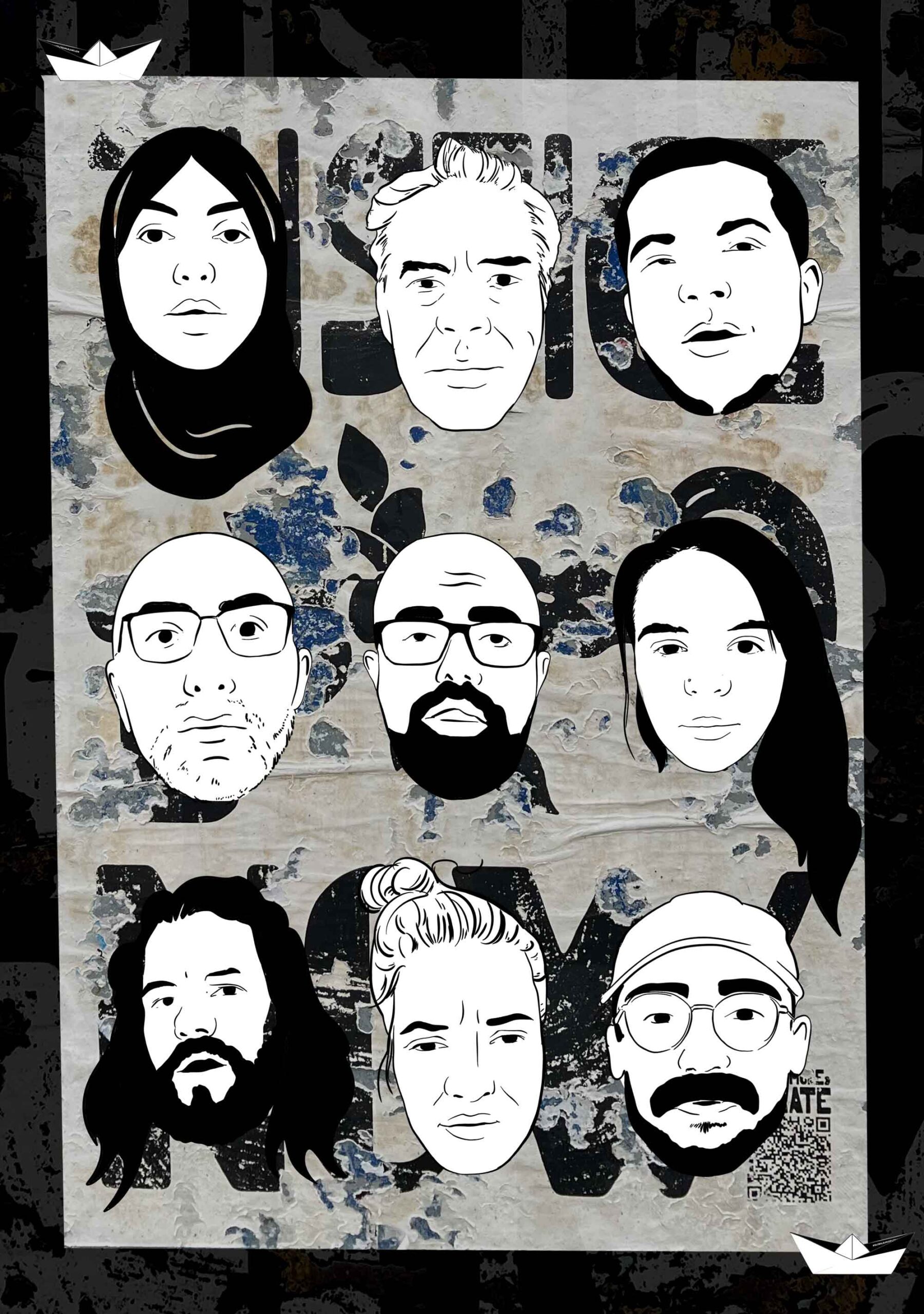 Flotilla crew Palestina